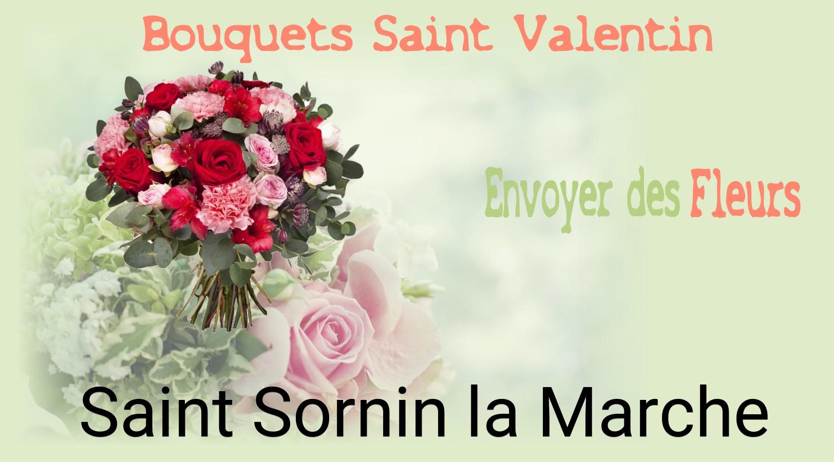 Roses de Saint-Valentin livrées à Saint-Sornin-la-Marche